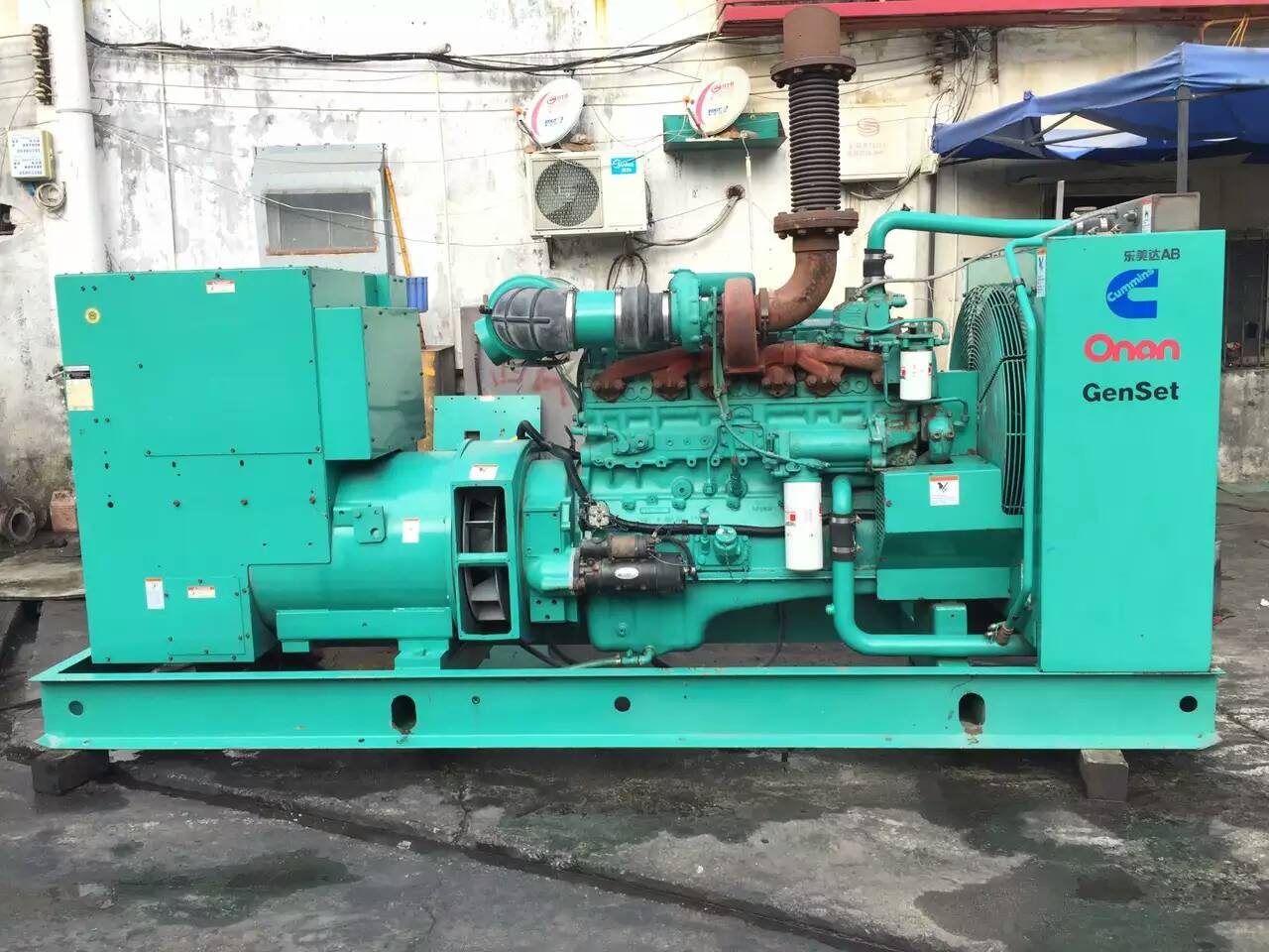 宝山租赁发电机-柴油发电机不正常冒烟的原因